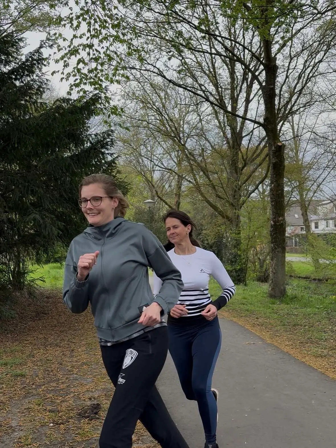 Elke workout werd gevolgd door een 500 meter hardlopen