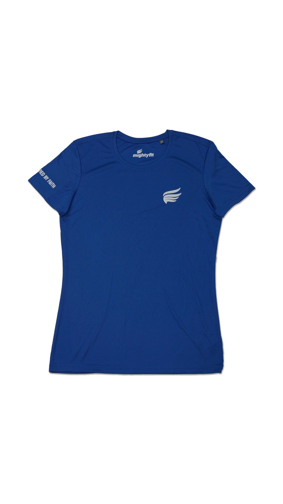 Powered by Faith Woman blue